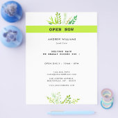 Landscaping der modernen Rasenpflege Flyer (Einzeln)