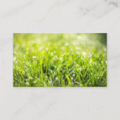 Landscaping der modernen Rasenpflege Visitenkarte (Rückseite)