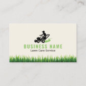 Landscaping für berufliche Rasenmäher Visitenkarte (Vorderseite)