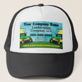 Landscaping Gras Cutting in der Pflege Truckerkappe (Vorderseite)