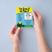 Landscaping Gras Schneiden Flyer (Gruppe)