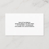 Landscaping | Grass and Tree Visitenkarte (Rückseite)