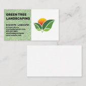 Landscaping | Green Grass Cut | Topiary Visitenkarte (Vorne/Hinten)
