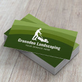 Landscaping Green Shades Beruflich Lawn Care Visitenkarte