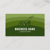 Landscaping Green Shades Beruflich Lawn Care Visitenkarte (Vorderseite)