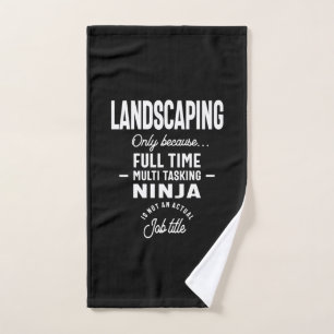 Landscaping Job Title Gift Handtuch