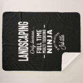 Landscaping Job Title Gift Sherpadecke (Vorderseite (Horizontal))