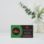 Landscaping Lawn Care Business Card Visitenkarte (Stehend Vorderseite)
