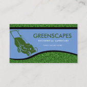 Landscaping Lawn Care Business Card Visitenkarte (Vorderseite)