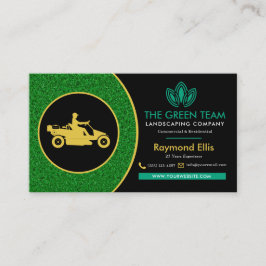 Landscaping Lawn Care Business Card Visitenkarte