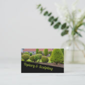 Landscaping Lawn Care Gardener Business Card Visitenkarte (Stehend Vorderseite)