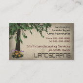 Landscaping Lawn Care Services Business Card Visitenkarte (Vorderseite)