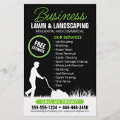 Landscaping Lawn Mowing Flyer (Vorne)
