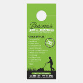 Landscaping Lawn Mowing Türanhänger (Rückseite)