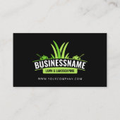 Landscaping Mowing Lawncare Visitenkarte (Rückseite)