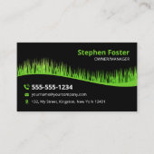 Landscaping Mowing Lawncare Visitenkarte (Vorderseite)