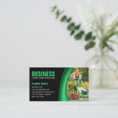 Landscaping Mowing Visitenkarte (Stehend Vorderseite)