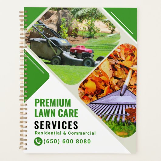 Landscaping-Planer für den Rasenpflege Planer (Vorderseite)