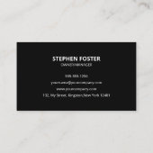 Landscaping Rasenmäher in Orange Black Lawncare Visitenkarte (Rückseite)