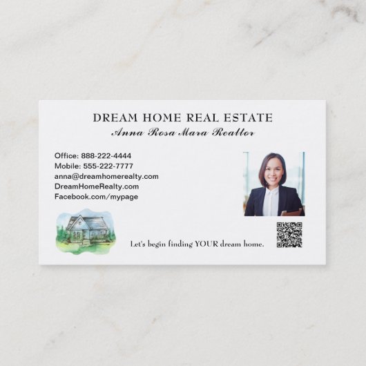 *~* Landscaping Realtor Moderne Rasenpflege Visitenkarte (Rückseite)