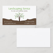 Landscaping Service Business Card (einseitig) Visitenkarte (Vorne/Hinten)
