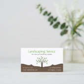 Landscaping Service Business Card (einseitig) Visitenkarte (Stehend Vorderseite)