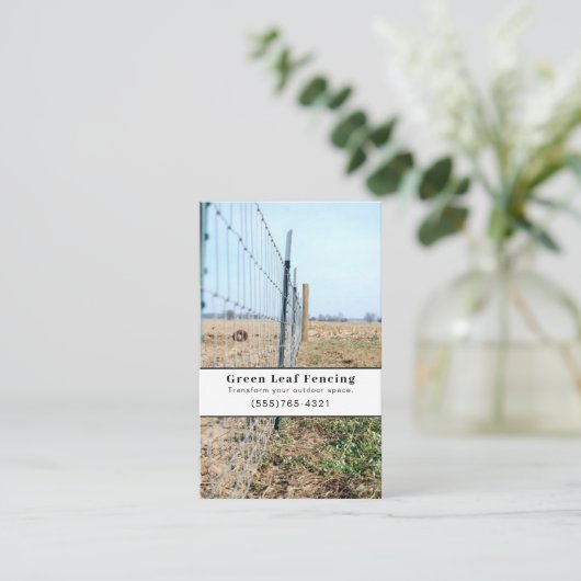 Landscaping Service Visitenkarte (Stehend Vorderseite)