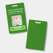 Landscaping Services | Lawn Care & Garden Design Ausweis (Vorder- & Rückseite)