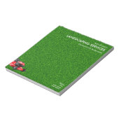Landscaping Services | Lawn Care & Garden Design Notizblock (Rotiert)