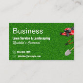 Landscaping Services | Lawn Care & Garden Design Terminkarte (Rückseite)