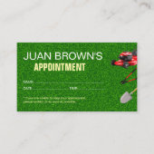 Landscaping Services | Lawn Care & Garden Design Terminkarte (Vorderseite)