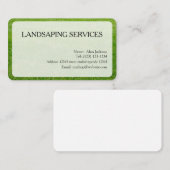 LANDSCAPING-SERVICES Visitenkarte editierbar (Vorne/Hinten)