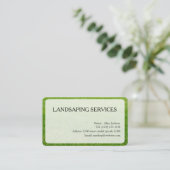 LANDSCAPING-SERVICES Visitenkarte editierbar (Stehend Vorderseite)