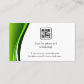 Landscaping-Tools | Blue Collar Green Thumb Visitenkarte (Rückseite)