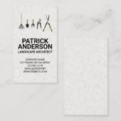 Landscaping-Tools | Gardener Business Card Visitenkarte (Vorne/Hinten)
