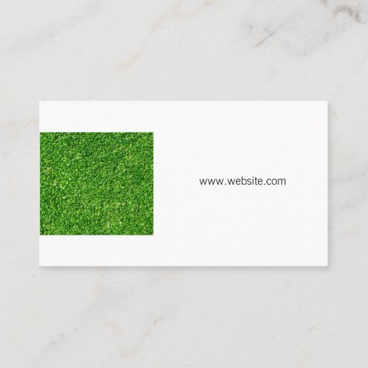 Landscaping-Tools | Gras Visitenkarte (Rückseite)