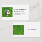 Landscaping-Tools | Gras Visitenkarte (Vorne/Hinten)
