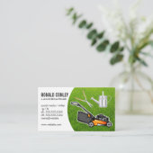 Landscaping-Tools | Gras Visitenkarte (Stehend Vorderseite)