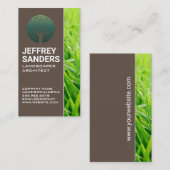 Landscaping Tree Icon | Grüngras Visitenkarte (Vorne/Hinten)