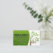 Landscaping Tree Stylized Icon Visitenkarte (Stehend Vorderseite)