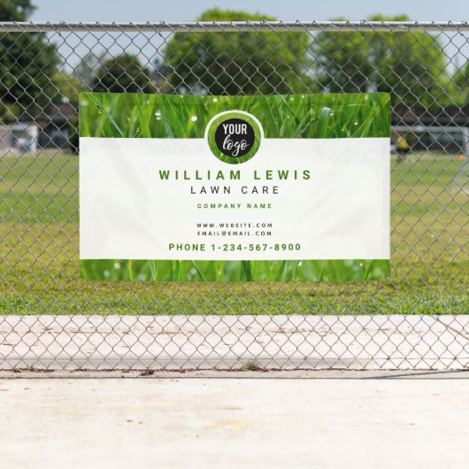 Landscaping von Lawn Care Simple Business-Logos Banner (Insitu)