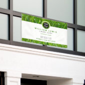 Landscaping von Lawn Care Simple Business-Logos Banner (Äußeres Gebäude)