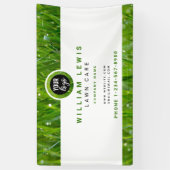 Landscaping von Lawn Care Simple Business-Logos Banner (Vertikal)