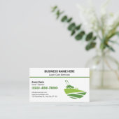 Landscaping Yard Work Grass Cutting lawn Care Visitenkarte (Stehend Vorderseite)