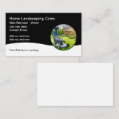 Landscaping Zuhause Services Business Cards Visitenkarte (Vorne/Hinten)