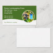 Landscaping Zuhause Services Business Cards Visitenkarte (Vorne/Hinten)