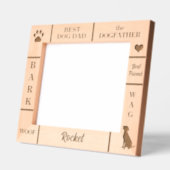 Landschaft 10x8 BEST Hund VATER je Individuelle Na Geätzte Rahmen (Links)