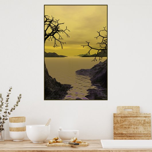 Landschaft 12-219-3 poster (Küche)