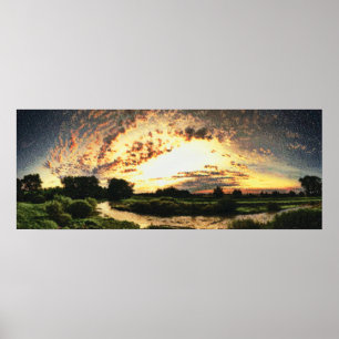 Landschaft 16 Myk Poster