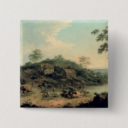 Landschaft, 1758 button (Vorderseite)